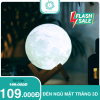 Đèn ngủ mặt trăng 3D dải ngân hà phát sáng lên đèn cảm ứng