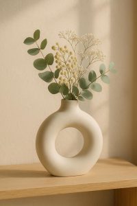 Minimalist home decor ceramic vase