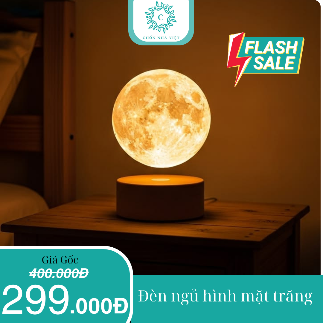 Đèn Mặt Trăng Bay Lơ Lửng VGAzer 2 Đèn Mặt Trăng Bay Lơ Lửng VGAzer