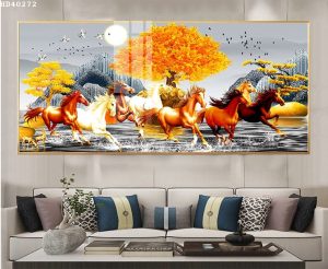 Tranh treo tường phòng khách phong thủy