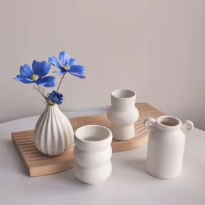 Mẫu lọ hoa decor phòng ngủ mini bằng gốm sứ
